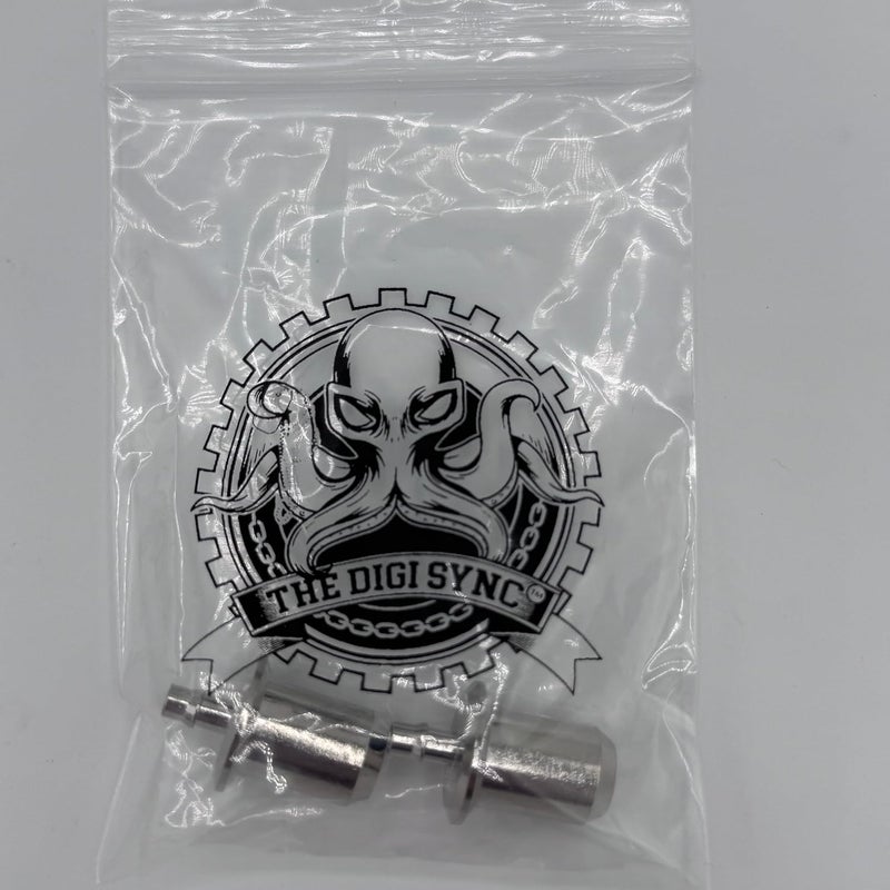 The Digi Sync 1/2" (0.5 inch) - Rotax Airplane Vacuum Port Adapters Fittings for Carburetor or Throttle Body - Nickel-Plated Brass - QUALITY SET - Pack of 2 - Not KL - Image 2